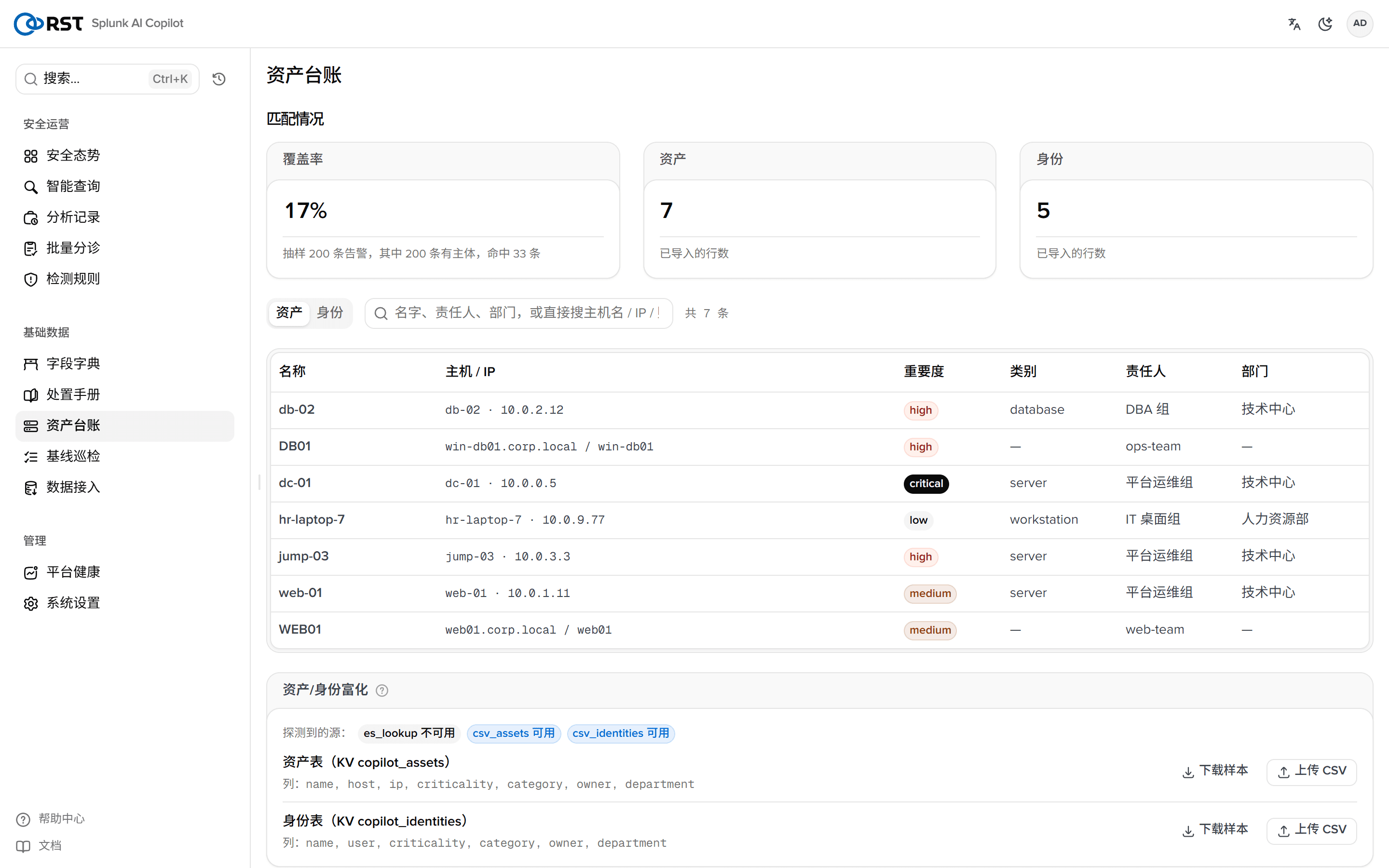 资产台账