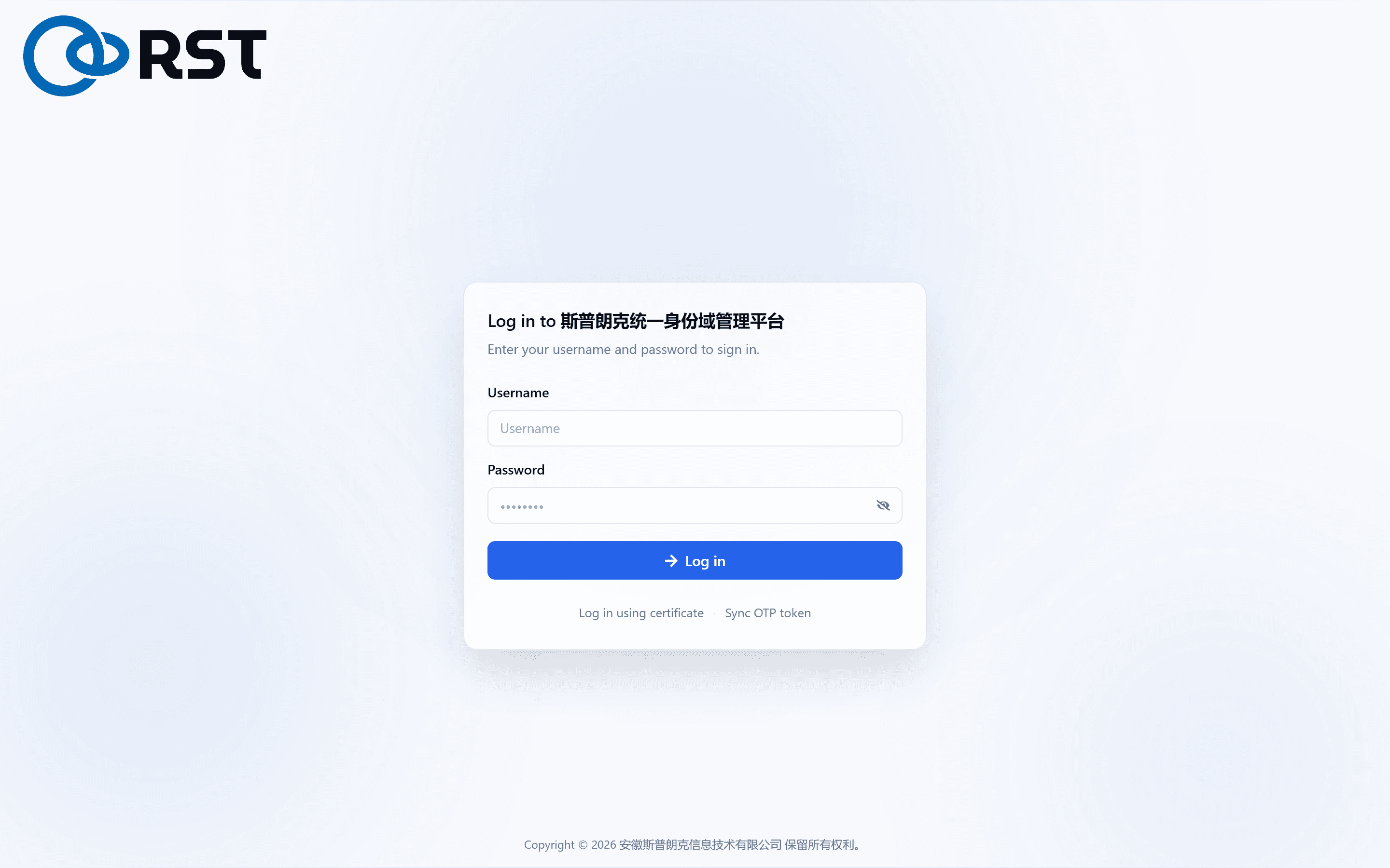 Login