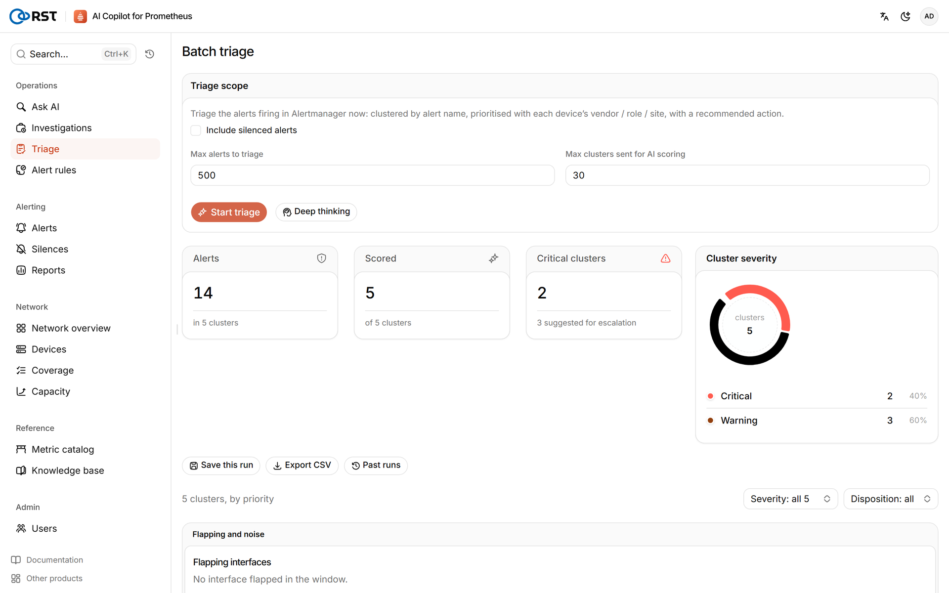 Product · Triage (overview)