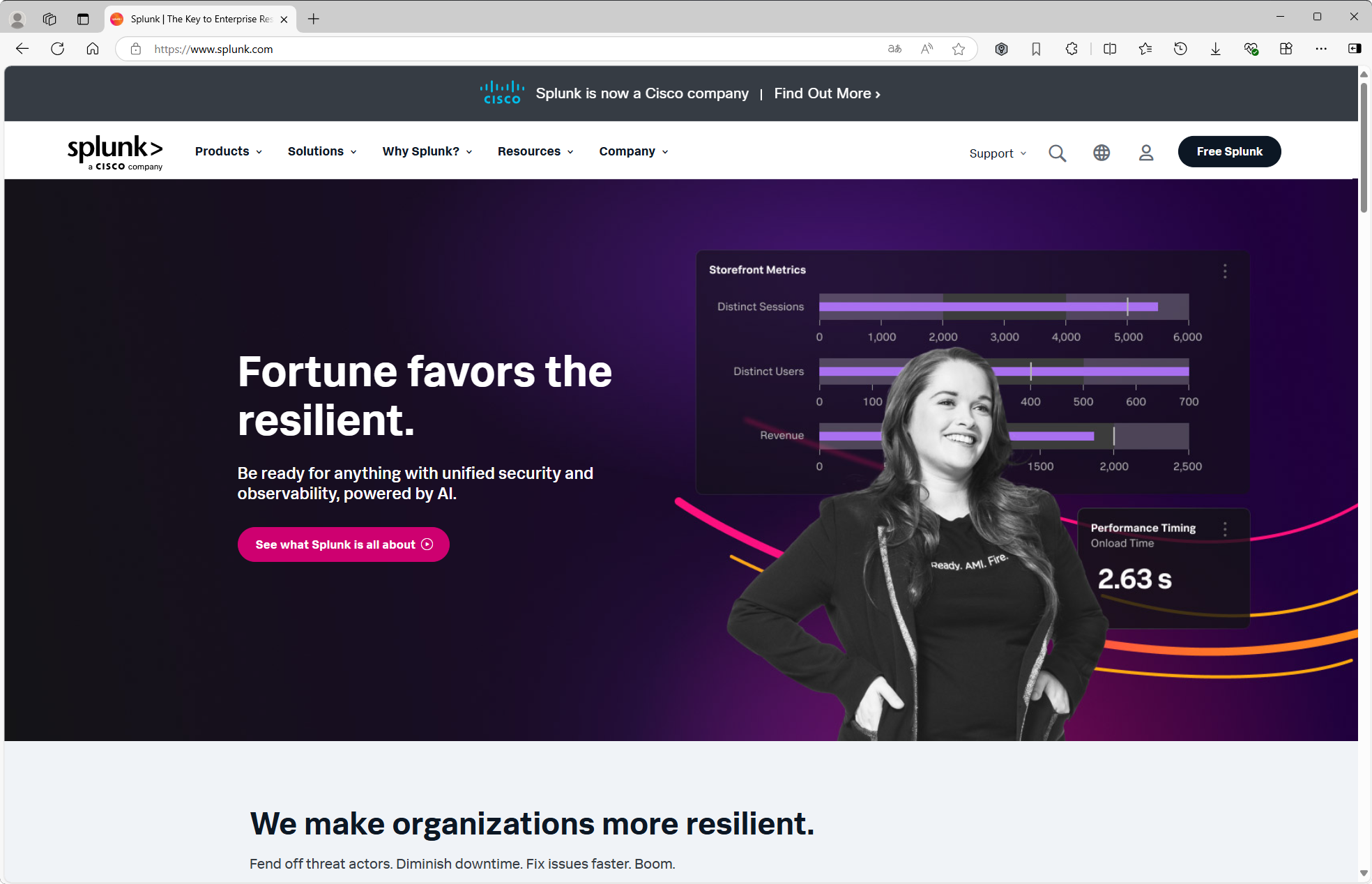 1. 首先访问 Splunk 官网 - 1